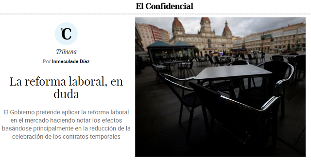 La reforma laboral, en duda