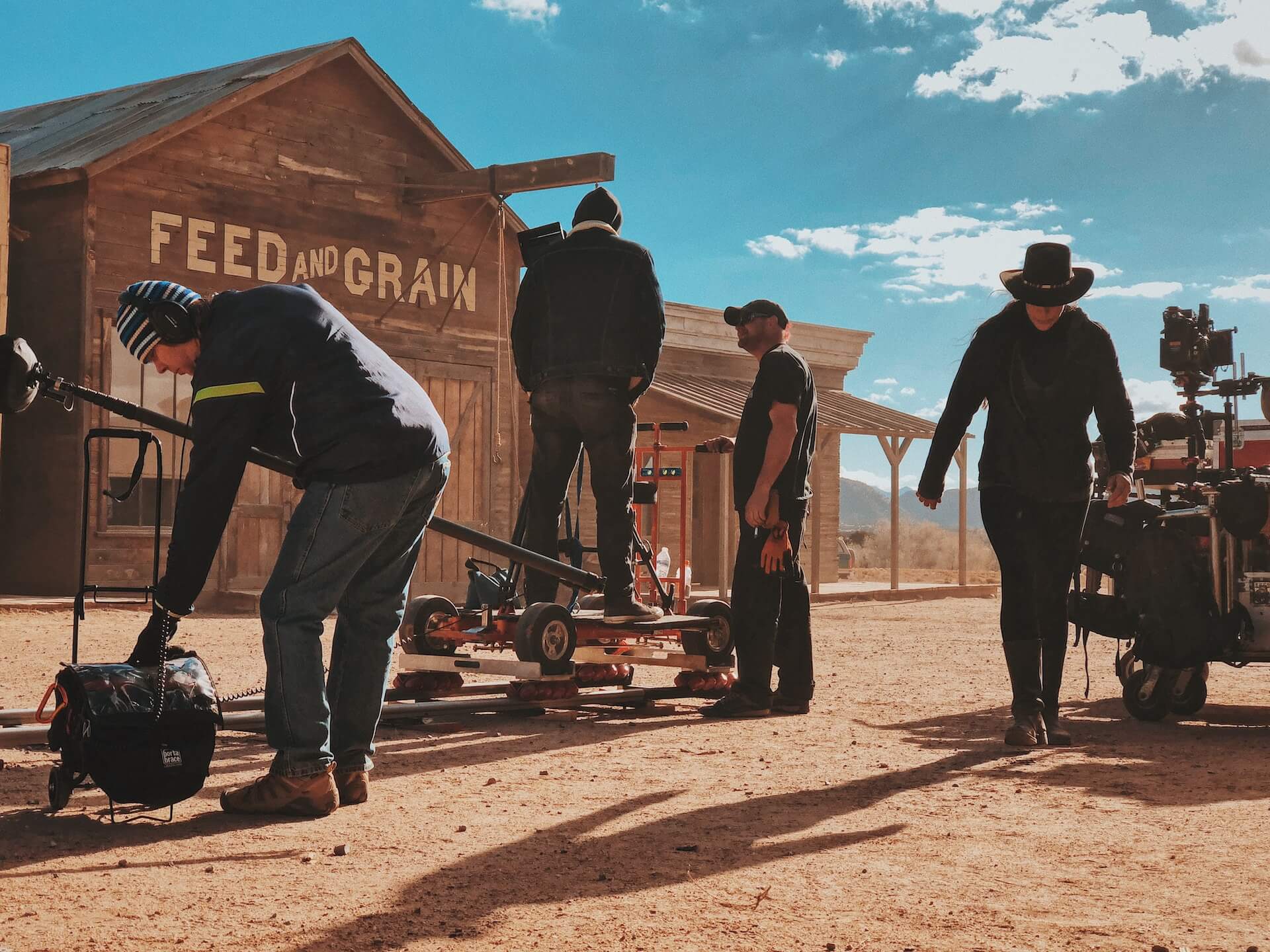 Foto de un rodaje cinematográfico para un artículo de Ponter Abogados y Asesores